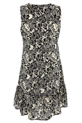 ABITO DONNA  NERO/BIANCO VESTCORTOARCADIA NERO KARAKORUM